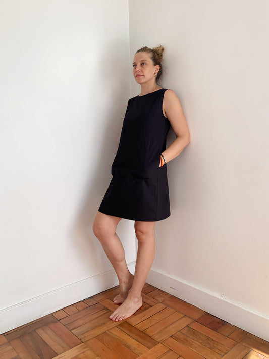 Vestido Jumper color negro
